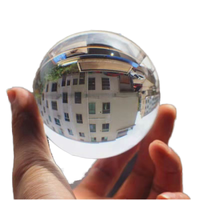 Boule de cristal optique K9, prisme sphérique pour la décoration de la maison Feng Shui, boule d'objectif photo avec boîte cadeau