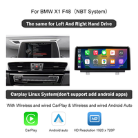 Carplay automatique 10.25 ''pour BMW NBT X1 F48 2015-2018 avec lecteur multimédia autoradio système NBT