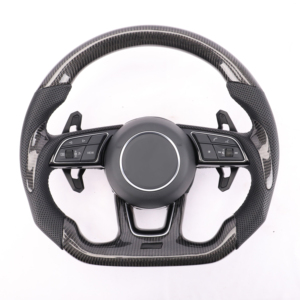 Bouton <span class=keywords><strong>de</strong></span> démarrage au volant en cuir RS pour Audi R8 A6 TTRS C6 C7 R8 RS3 SQ5 S5 B9 C8 Q7 Q5 RS6 - Product Image 2