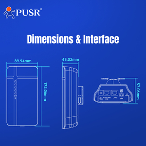 Pusr ngoài trời 4G LTE <span class=keywords><strong>Router</strong></span> <span class=keywords><strong>CPE</strong></span> tăng cường wifi di động mô-đun cổng Ethernet kép PoE điện IP65 không thấm nước gloable ban nhạc USR-AP510 - Product Image 6
