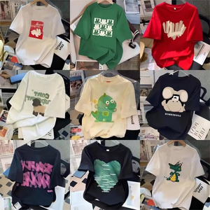 T-shirts pour femmes à la mode décontractée d'été, vente en gros, t-shirts à manches courtes de haute qualité - Product Image 5