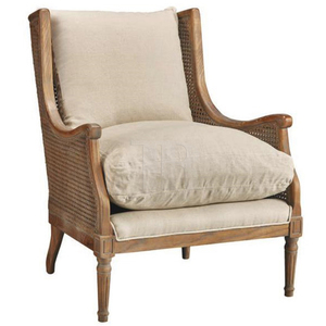 Sedia occasionale <span class=keywords><strong>in</strong></span> rovere massiccio con fuste a doppia parete sui lati e sul retro - Product Image 1