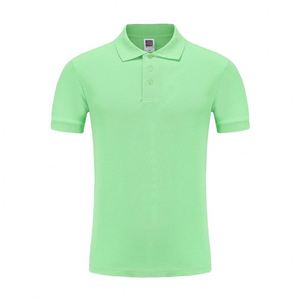 Design Summer Custom Logo Printed Two Color Office Uniform Moisture Wicking Unisex Polo Shirt for Corporate Staff - Product Image 5