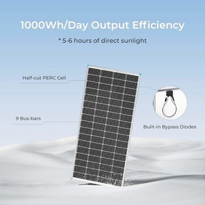 แผงโซลาร์เซลล์กันน้ำสำหรับภายนอกอาคาร 300W 500W พลังงานแสงอาทิตย์ - Product Image 3