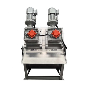 Presse à vis innovante pour la <span class=keywords><strong>d</strong></span>éshydratation des boues, fonctionnement automatisé économe en énergie, coûts <span class=keywords><strong>d</strong></span>'<span class=keywords><strong>entretien</strong></span> extrêmement faibles, 1 an - Product Image 1