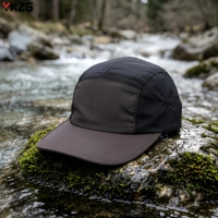 Casquette de baseball personnalisée en nylon uni, légère, imperméable, non structurée, pour le sport, la course et les activités de plein air – Vente en gros