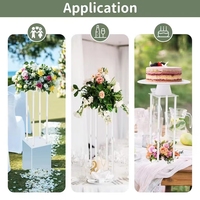 Support de fleurs en acrylique transparent, centre de table, support floral, centre de table de mariage, supports de fleurs en acrylique