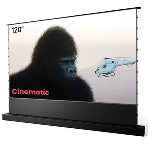 New Arrival AWOL Vision Floor Rising Anti-light Alr Motorized Projection Screens