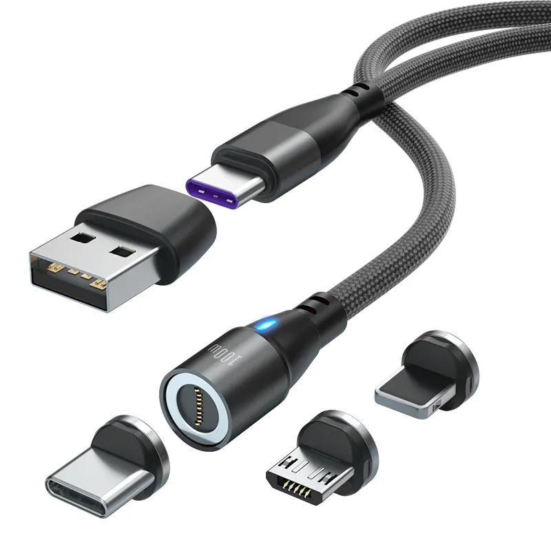 2022 YOUXG Neuestes 6-in-1-PD100W-Magnetladegerät für Laptop-Schnell ladung 27-W-USB-C für i-Produkt in einem Kabel