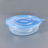 Contenants alimentaires jetables en plastique PP pour micro-ondes, hermétiques, avec couvercles transparents, pour sushis, jus, chewing-gum