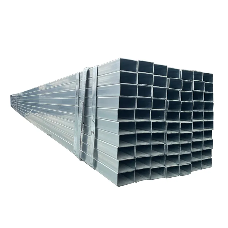 Suministro de fábrica 20x20-200x200mm HSS RHS tubo de acero cuadrado pre galvanizado en caliente para poste de cerca