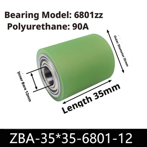 Rouleaux en caoutchouc polyuréthane PU moulés sur mesure à <span class=keywords><strong>prix</strong></span> d'usine pour presse d'impression - Product Image 3