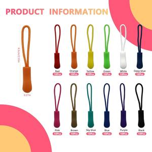 120 pièces de tirettes de fermeture éclair en nylon, rallonges de fermeture éclair, attaches de fermeture éclair, remplacement de tirettes de fermeture éclair - Product Image 2