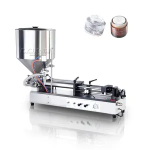 CYJX Good Quality Semi Automatic Ointment Liquid Cosmetic Cream Horizontal Type Filling Machine