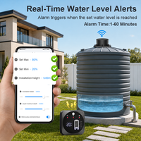 Nouveau capteur de niveau de liquide intelligent WiFi Tuya WALE avec notification d'alarme en temps réel et détecteur à distance via application pour réservoir d'eau