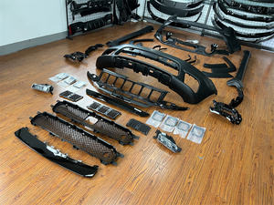 Facelift-rejilla de parachoques delantero y trasero, faldón lateral, guardabarros de capó para <span class=keywords><strong>Jeep</strong></span> <span class=keywords><strong>Grand</strong></span> <span class=keywords><strong>Cherokee</strong></span> <span class=keywords><strong>2018</strong></span> a <span class=keywords><strong>SRT8</strong></span>, Kit de carrocería - Product Image 2