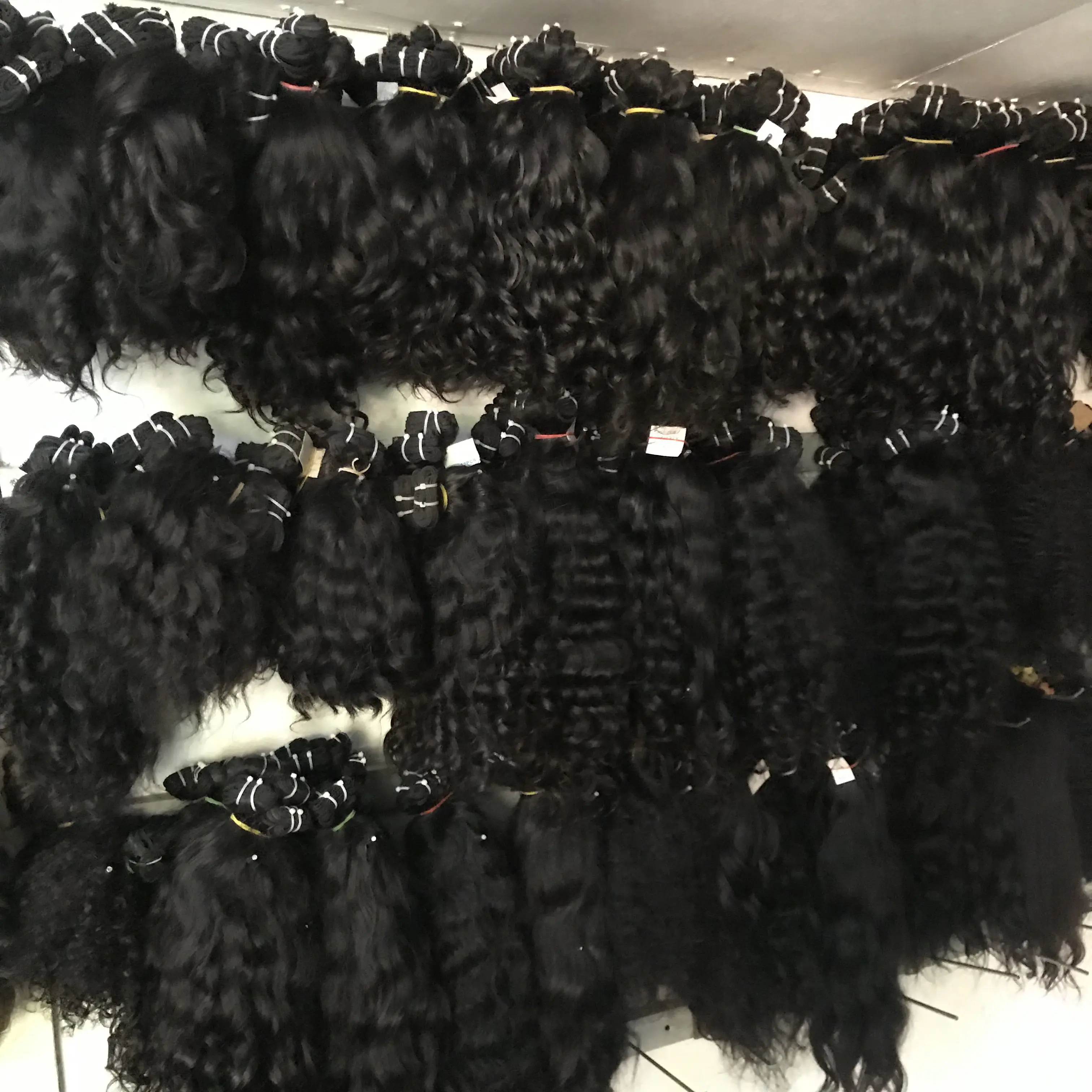 10A Deep Wave Curly Human Hair 3 Bundles Raw Brazilian Virgin Hair Mink Cuticle Aligned Human Hair Vendors for Women