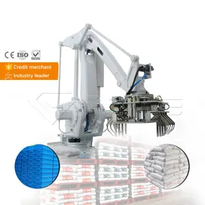 Poort 30Kg Automatische Industriële Robot Krat Palletizer Robotpalletiseermachine Voor Trommelstaal