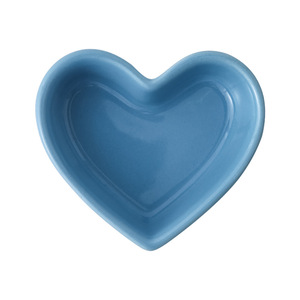 Bols/plats/récipients à sauce en céramique en forme de cœur personnalisés pour gâteaux, desserts et pâtisseries ; les designs et échantillons personnalisés sont les bienvenus. - Product Image 4
