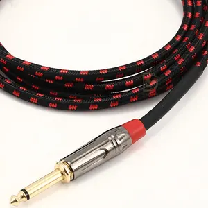 1/4 Trs Gitaar Jack Kabel 6.35Mm Naar 6.35Mm Jack Gitaar Audio Luidspreker Kabel