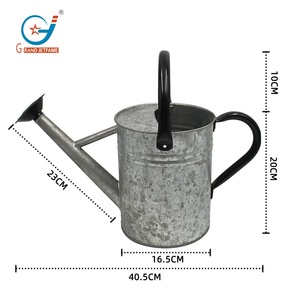 Bán Hàng Trực Tiếp 1.4 Gallon Kim Loại Tưới Nước Có Thể Mạ Kẽm Thép Tưới Nước Nồi Với Có Thể Tháo Rời Phun Vòi Cho Vườn - Product Image 3