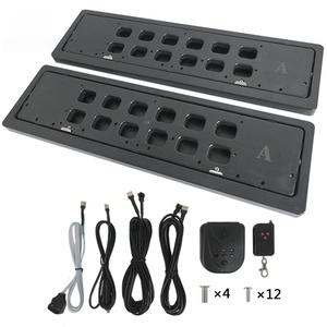 Nuevo Marco de Matrícula Eléctrico de Plástico Europeo, Marco de Matrícula con Cortina de Privacidad para Autos Europeos (Rusia/Ucrania) - Product Image 5