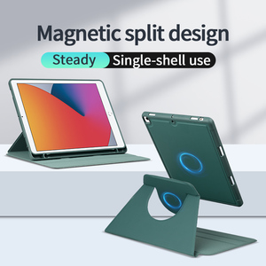 Étui magnétique 2 en 1 pour iPad, coque détachable avec béquille rotative à 720°, emplacement pour stylet, protection anti-chute, compatible avec iPad 11 pouces - Product Image 1