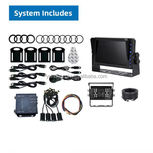 HD 12V 24V xe đảo chiều truck1080hd tầm nhìn kỹ thuật số Radar máy chủ điểm mù phụ trợ Đậu Xe cảm biến phát hiện Hệ thống Kit - Product Image 6