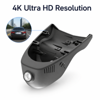 Caméra embarquée 4K UHD haute performance pour BMW Mini 2019 avec vision nocturne, enregistrement en boucle, prise en charge carte SD - Conception discrète, application WiFi