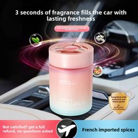 Désodorisant de voiture en verre parfum pêche, baume solide longue durée, aromathérapie et rafraîchisseur d'air