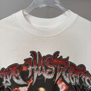 Camisetas Life Hustlers con Pedrería, Ropa Masculina de Alta Gama, Camisetas 100% Algodón, Impresión Digital Grande, Entrega Rápida - Product Image 3