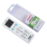 Télécommande universelle pour climatiseur HUAYU K-1038E+L, code fixe, 4 boutons, commande tactile LED, pile AAA, portée 10m
