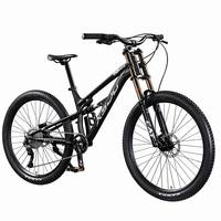 Bicicleta de Montaña de 26 Pulgadas, 7 Velocidades, Frenos de Disco Dobles, Suspensión Delantera, Cuadro de Aleación de Aluminio, Resistente, para Senderos Todoterreno y Desplazamientos Diarios