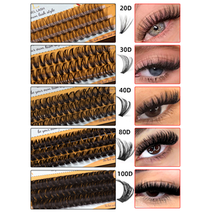 Stock Diy <strong>Lash</strong> <strong>Extension</strong> Kit Full <strong>Strip</strong> Eyelashes C D 40D 30D Cluster <strong>Lash</strong> Bond and Seal Remover Diy Eyelash <strong>Extension</strong> Glue Kit - Product Image 4