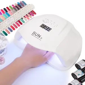 Sunnail ongles fournitures Gel vernis sèche double led lampe uv ongles 54w/48w manucure machine Uv Led Nail Lamp