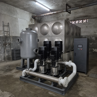 Équipement d'alimentation en eau à pression constante à fréquence variable industrielle, garantie 1 an, multi-processus pour bâtiments commerciaux
