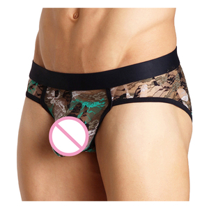 Sous-vêtements en dentelle pour hommes, Style Sexy, Design creux, sous-vêtements pour hommes, bas - Product Image 1