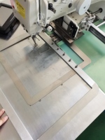 Industrial automático ordenador programable zapatos electrónicos bolsas patrón superior programa máquina de coser de cuero