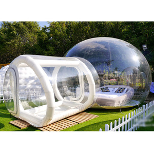 Tente gonflable à bulles en PVC, tente dôme igloo transparente et transparente, camping en plein air, événement, fête de mariage, maison gonflable à bulles - Product Image 2