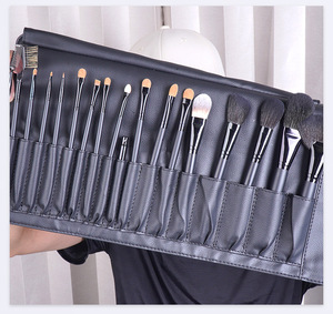 Juego Profesional de 18 Brochas de <span class=keywords><strong>Maquillaje</strong></span> para Base, Ojos y Polvo, con Cerdas Naturales de Animales, Venta al Por Mayor, Marca Personalizada - Product Image 5