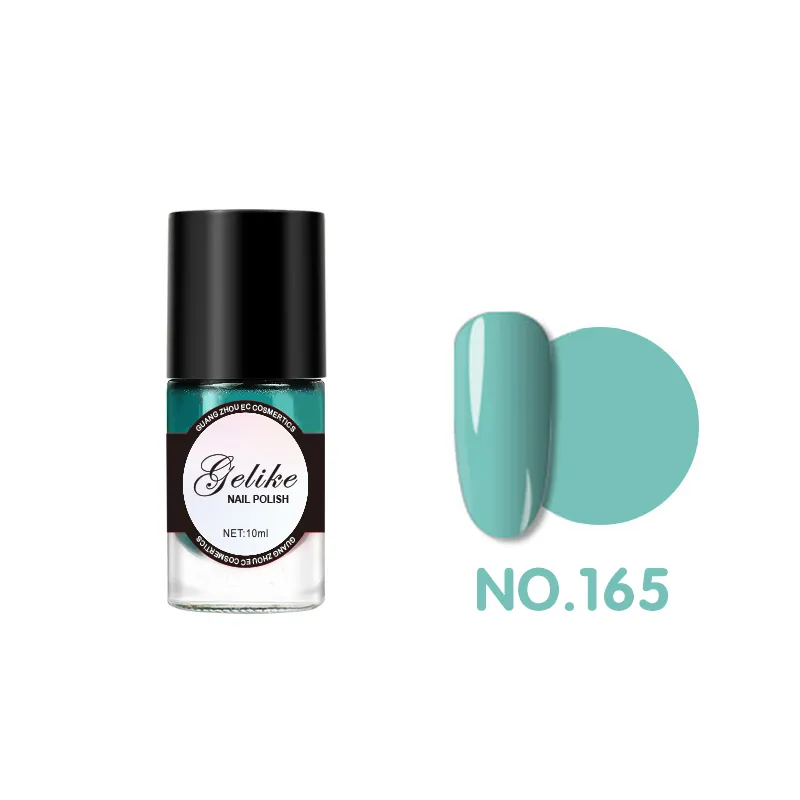 Private label mini bottle air dry nail enamel lacquer paint children mirror effect semi permanent regular finger nail polish