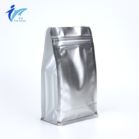 Emballage en plastique écologique certifié aux normes européennes et américaines, en aluminium pur, avec fond de boîte, bonne barrière, fermeture à glissière