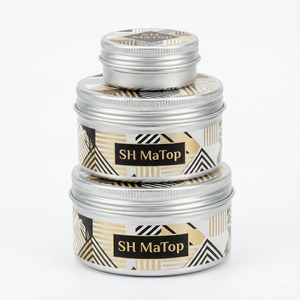 Pot en aluminium de grande capacité de 100 g pour beurre corporel, pot en métal - Product Image 4