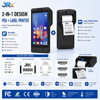 Terminal POS Portátil Android JR YK58D de 5.5 Pulgadas, 4+64G, Impresora de Etiquetas Térmicas, Escáner de Códigos de Barras 2D, Lector NFC
