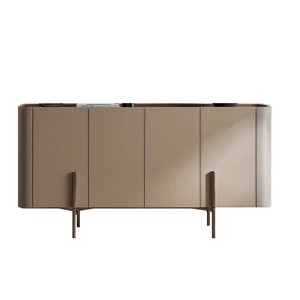Buffet moderne minimal en <span class=keywords><strong>bois</strong></span> massif pour le salon meubles de maison petite armoire à porte <span class=keywords><strong>d</strong></span>'entrée - Product Image 5