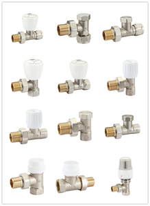 K117 portasciugamani riscaldamento in ottone forgiato cromato lucidatura angolo del corpo valvola del radiatore - Product Image 5