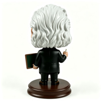 Modèle de personnage académique en résine peint à la main OEM, cadeau éducatif amusant pour la remise des diplômes, destiné aux étudiants et aux passionnés de sciences, bobblehead personnalisé
