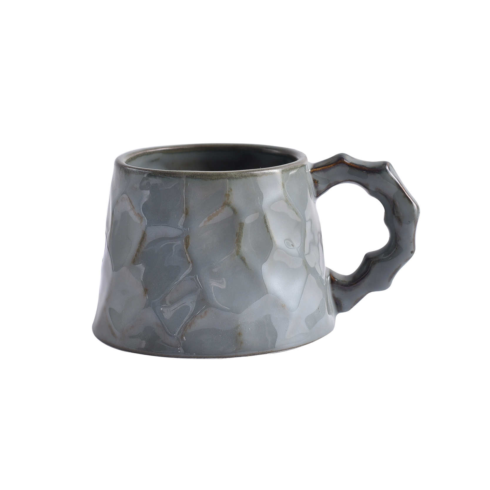 INS unregelmäßige Ofen wechsel Handwerk Glasur antike handgemachte Keramik Kaffeetasse