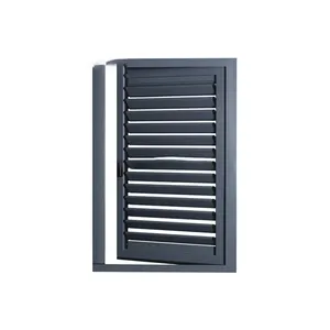 Thiết Kế Hiện Đại Jalousie <span class=keywords><strong>Windows</strong></span> Ở Philippines Cửa Văn Phòng Với Cửa Sổ Kính - Product Image 1