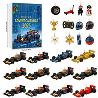 Calendrier de l'Avent 24 Jours pour le 67e Anniversaire de l'Exploration Spatiale, Figurines Miniatures d'Astronautes et de Fusées, Coffret Cadeau Scientifique pour les Fêtes